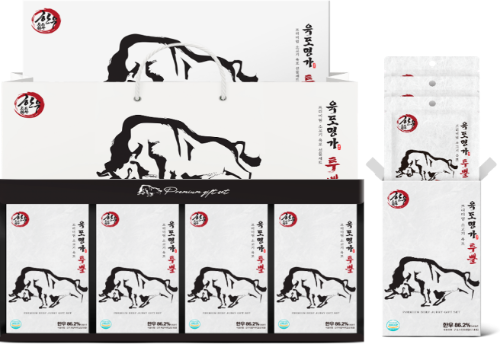 (백화점판매상품) [육포명가 투뿔] 한우육포 투뿔 1호 480g