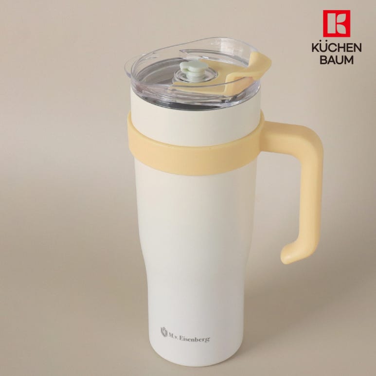 [쿠헨바움] 스테인레스 대용량 텀블러 1200ml
(아이보리)