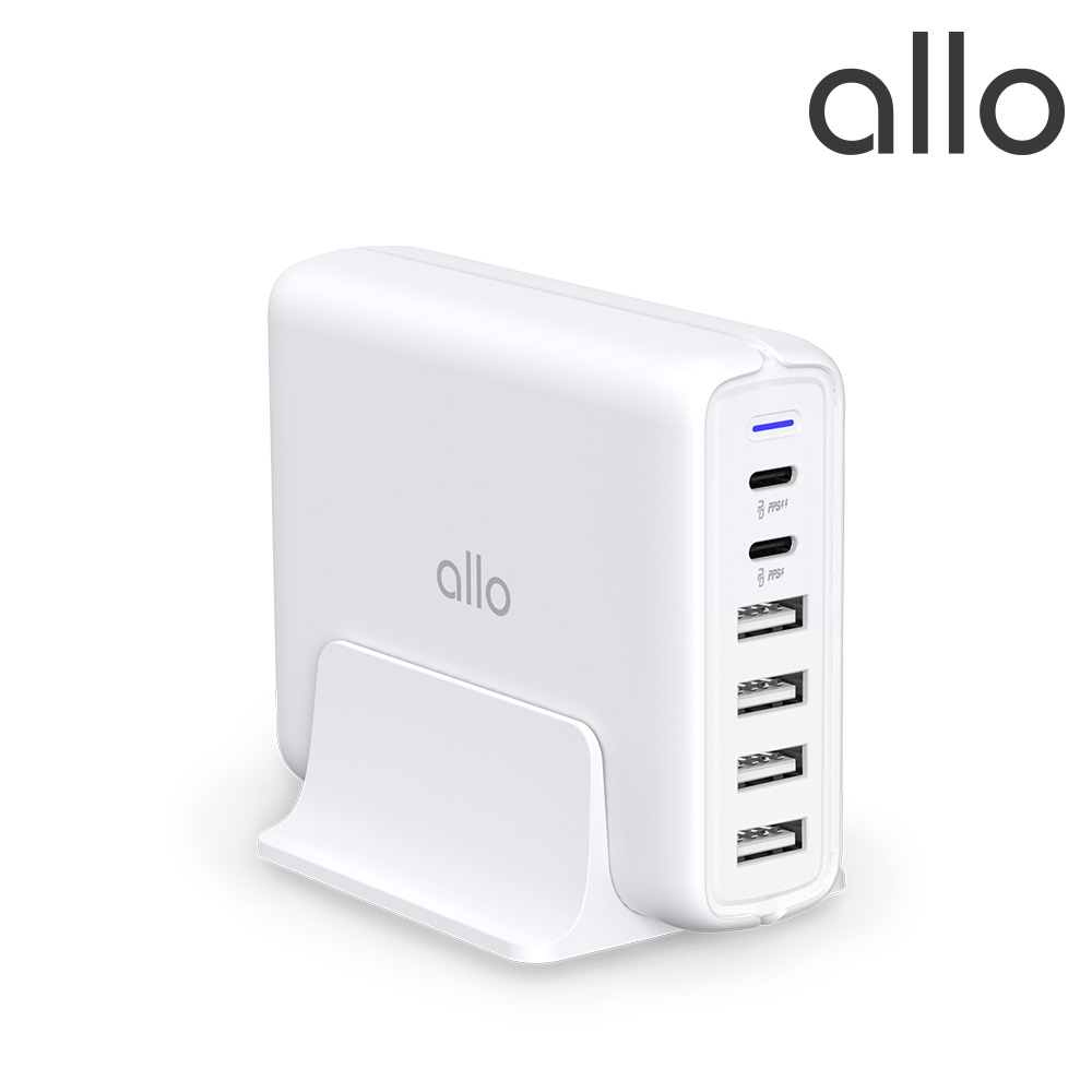[알로코리아] 90W PD PPS 6포트 초고속 데스크 멀티충전기 allo UC690PD