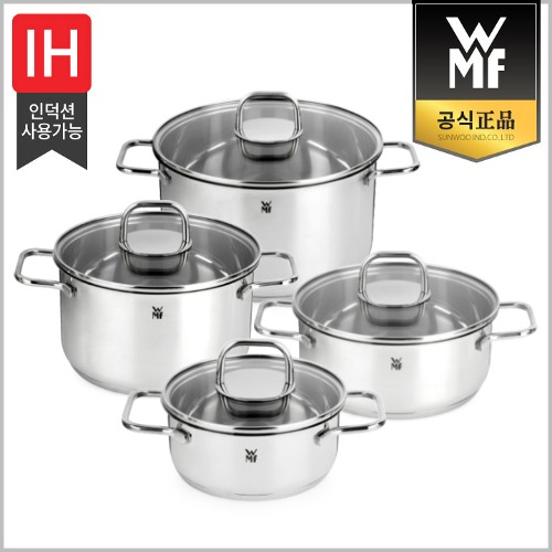 [WMF] 인스피레이션 양수냄비 4종세트_16낮은양수+20낮은양수+20높은양수+24높은양수