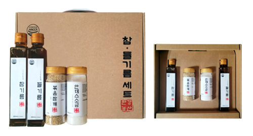 [한강농산] 참.들기름 4종세트 (볶음참깨+안데스소금)