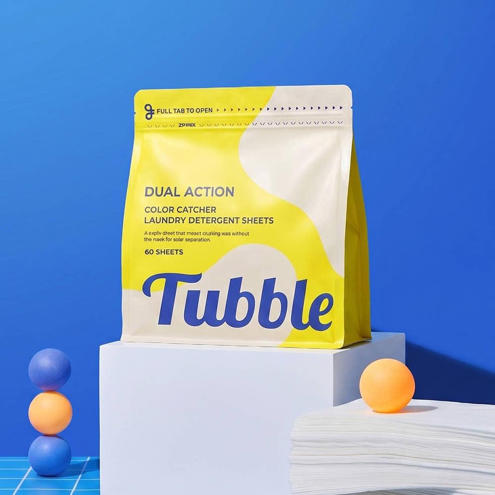 [Tubble] 트루클린 듀얼액션 이염방지 세탁시트 (60매)