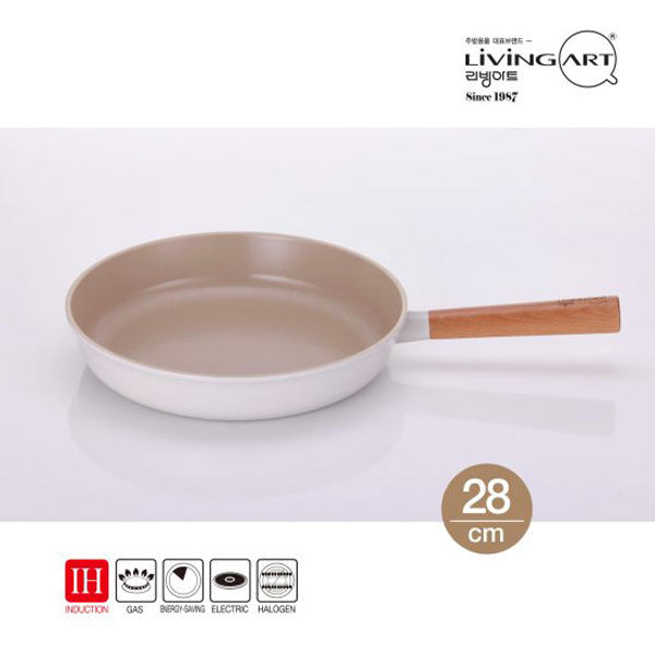 리빙아트 IH 세라믹 후라이팬 28CM