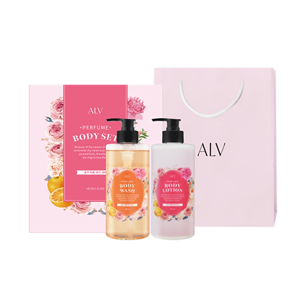 [롯데백화점 판매용] [올브] 퍼퓸 바디워시 + 퍼퓸 바디로션 400ml 2종세트