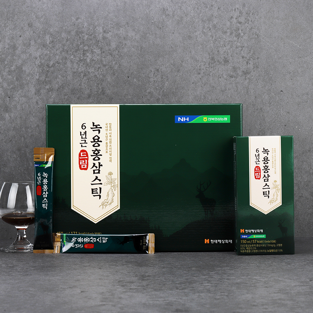 전북인삼농협 드림녹용홍삼스틱  15ml x 30포