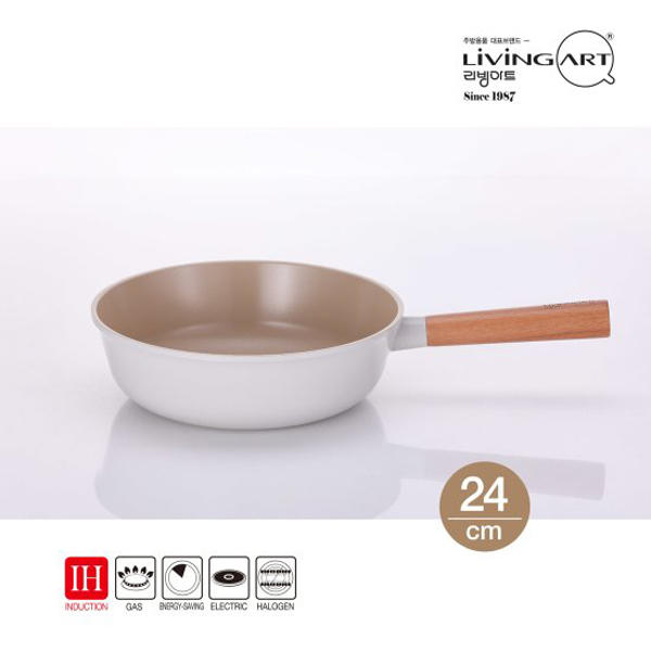 리빙아트 IH 세라믹 궁중팬 24CM