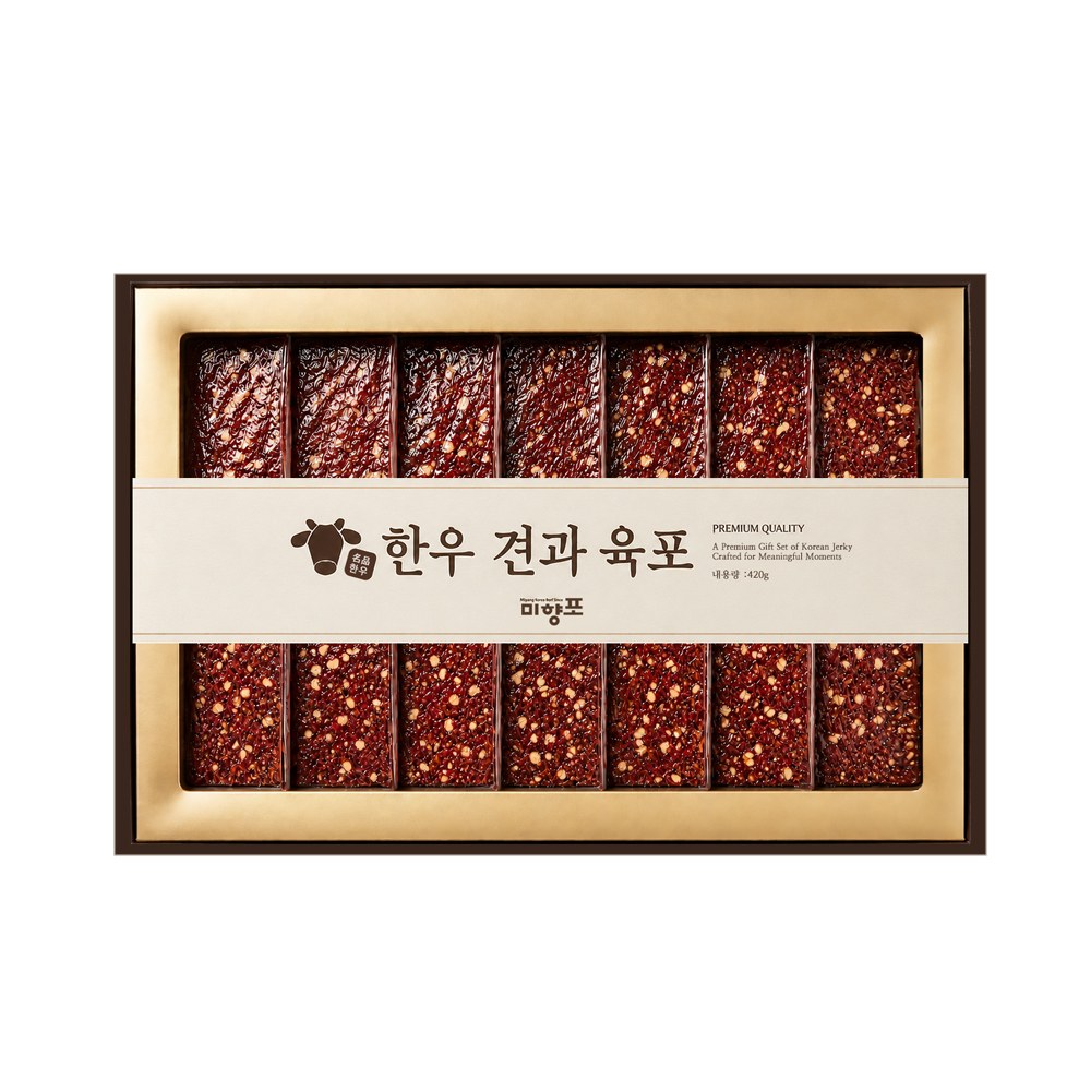 [명절기간 한정] [정과원] 한우견과육포