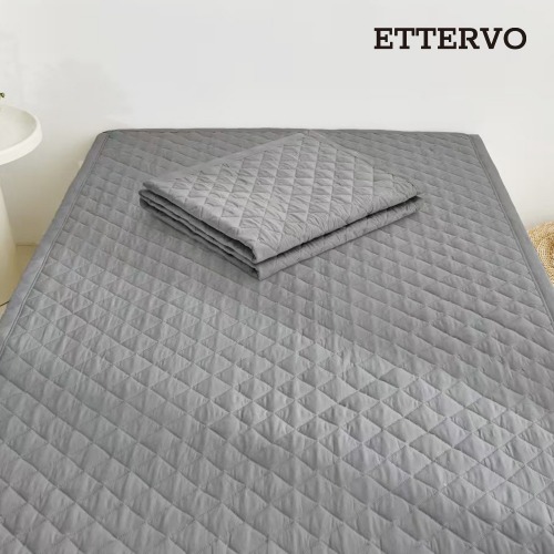 ETTERVO 에떼르보 다몬 프리미엄 차렵패드 Q 퀸사이즈 웜그레이