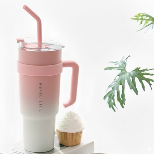 르비에 대용량 텀블러 1180ml RV-1180ML 핑크